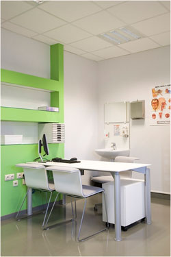 kleur in interieur zorgsector
